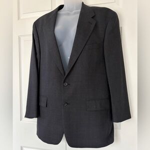 Chaps Ralph Lauren Man’s 100% Wool Blazer Sport Jacket Coat Size 43 Regular Gray